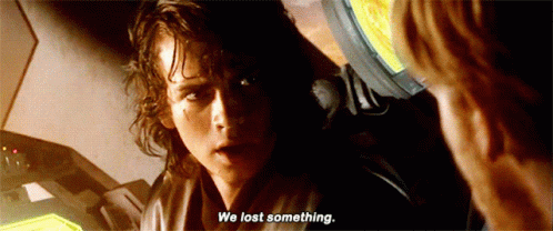Anakin Anakin Skywalker GIF - Anakin Anakin Skywalker We Lost Something GIFs