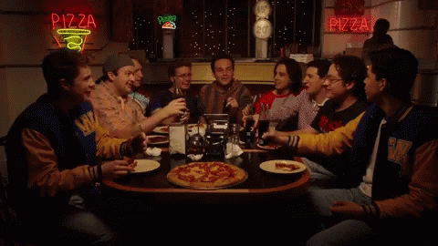 Lunch Pizza GIF - Lunch Pizza The Goldbergs GIFs