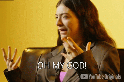 Oh My God Lorde GIF - Oh My God Lorde Released GIFs