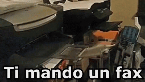 Ti Mando Fax Gatto Stampante GIF - I Send You Fax Cat GIFs