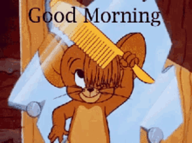 Good Morning Jerry GIF - Good Morning Jerry Jerry The Mouse GIFs