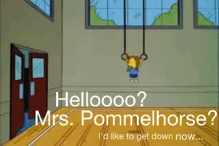 Hello Mrs Pommelhorse GIF - Hello Mrs Pommelhorse The Simpsons GIFs