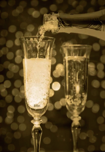 Happy New Year Champagne GIF - Happy New Year Champagne Cheers GIFs