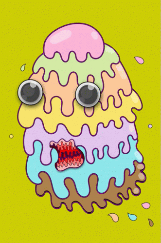 Ice Cream Monsters Blackout Make Out GIF - Ice Cream Monsters Blackout Make Out Nft GIFs