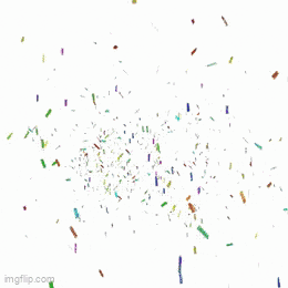 three soldiers standing next to each other with confetti behind them and a watermark that says imgflip.com