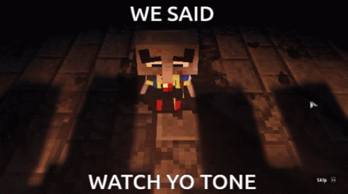 Minecraft Minecraft Dungeons GIF - Minecraft Minecraft Dungeons Watch Your Tone GIFs