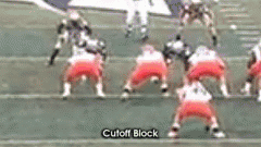 Cutoff Block GIF - Cut Off Block Football GIFs