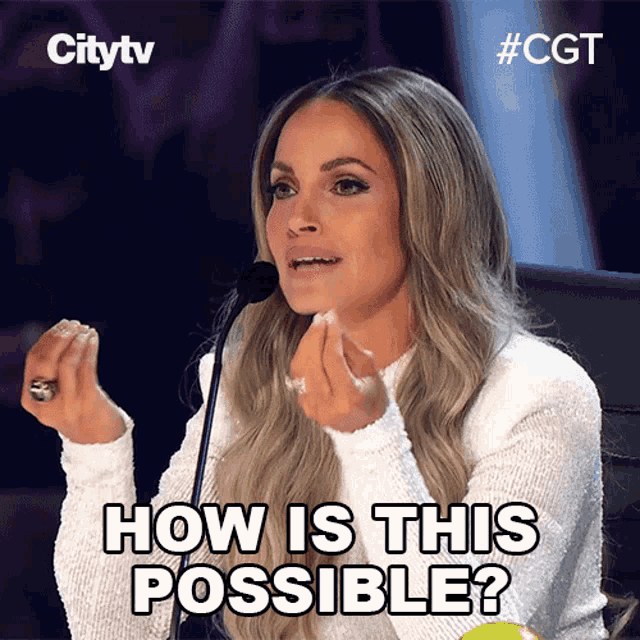 How Is This Possible Trish Stratus GIF - How Is This Possible Trish Stratus Canadas Got Talent GIFs