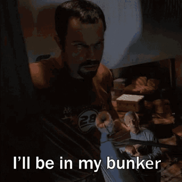 Bunker Ill Be In My Bunker GIF - Bunker Ill Be In My Bunker Mad GIFs