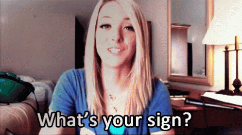 Astrology Expert GIF - Jenna Marbles What Your Sign Zodiac GIFs