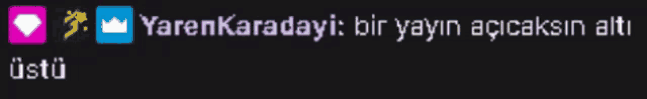 a black background with a pink heart and a blue crown and the name yarenkaradayi on it