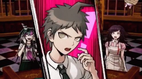 Youre The Only One Danganronpa GIF - Youre The Only One Danganronpa Hajime Hinata GIFs