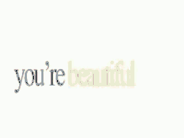 a white background with the words `` you 're wonderful '' written on it