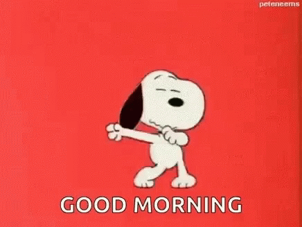 Good Morning Snoopy GIF - Good Morning Snoopy Cartoon GIFs