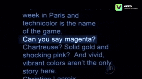 a woman in a black tank top says magnetic in a video from veed