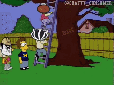 Umich Simpsons No Loosers Club GIF - Umich Simpsons No Loosers Club GIFs