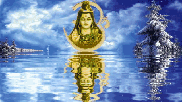 Lord Shiva Water GIF - Lord Shiva Water Reflection GIFs