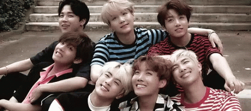 Bts Group Picture GIF - Bts Group Picture Smile GIFs