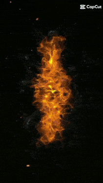 a picture of a sphere of fire with the caption cap cut
