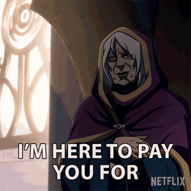 Im Here To Pay You For A Job Majestra GIF - Im Here To Pay You For A Job Majestra Masters Of The Universe Revelation GIFs