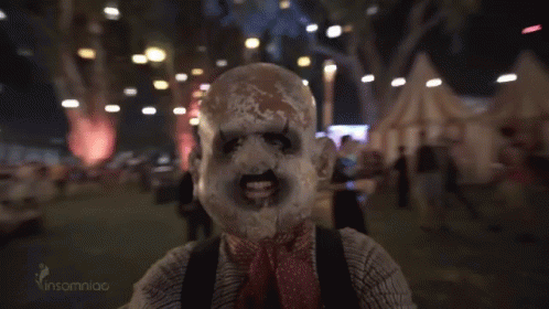 Scary Face Circus GIF - Scary Face Circus Halloween Party GIFs