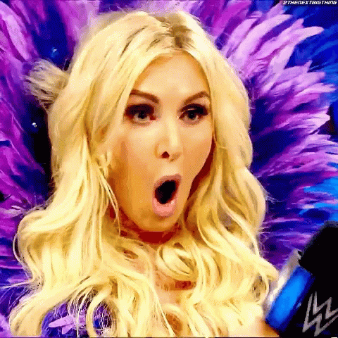 Charlotte Flair Shocked GIF - Charlotte Flair Shocked Stunned GIFs
