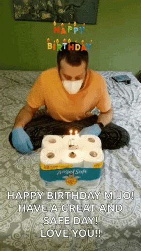 Birthday Happy Birthday GIF - Birthday Happy Birthday Quarantine GIFs