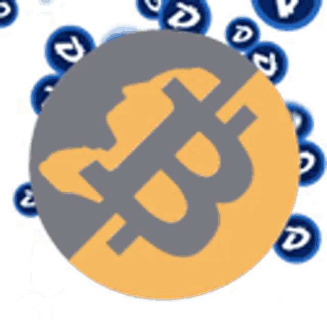 a gray and yellow circle with a dollar sign on it