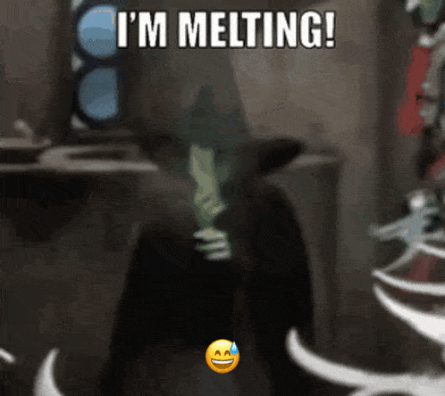 Im Melting Wicked Witch GIF - Im Melting Wicked Witch Wizard Of Oz GIFs