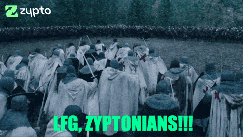 a group of soldiers are standing in a field with the words leg zyptonians !!! written on the bottom