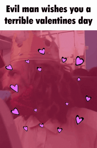 Evil Man Wishes You A Terrible Valentines Day GIF - Evil Man Wishes You A Terrible Valentines Day Evil Man GIFs