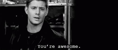 Youre Awesome Jensen Ackles GIF - Youre Awesome Jensen Ackles Dean Winchester GIFs