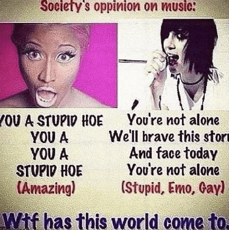 Societys Opinion On Music Meme