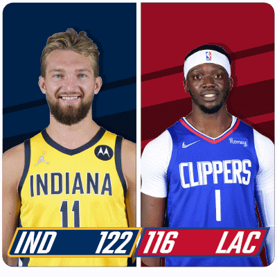 Indiana Pacers (122) Vs. Los Angeles Clippers (116) Post Game GIF - Nba Basketball Nba 2021 GIFs