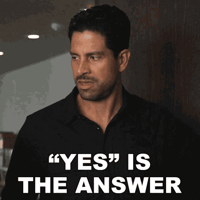 Yes Is The Answer Luke Alvez GIF - Yes Is The Answer Luke Alvez Criminal Minds Evolution GIFs