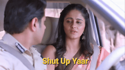 Shut Up Yaar GIF - Shut Up Yaar Sai Joshi GIFs