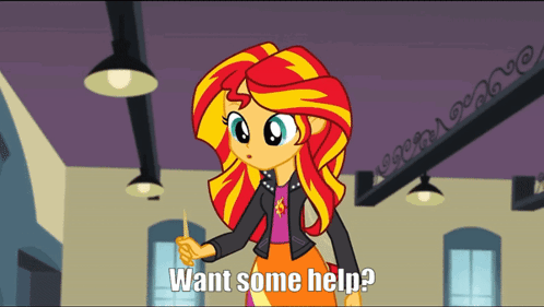 Sunset Shimmer Trying To Help GIF - Sunset Shimmer Trying To Help GIFs