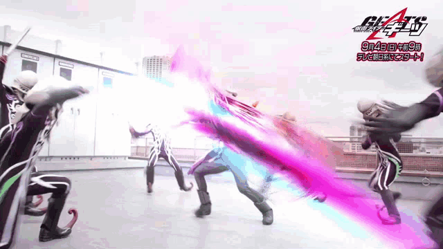 a group of superheros are fighting each other with a sign that says " ghosts "