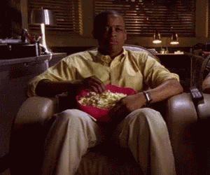 Popcorn Eating GIF - Popcorn Eating Entertained GIFs