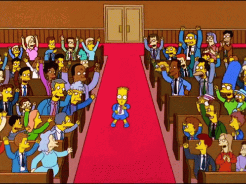 Bart Simpsons Dancing GIF - Bart Simpsons Dancing Church GIFs