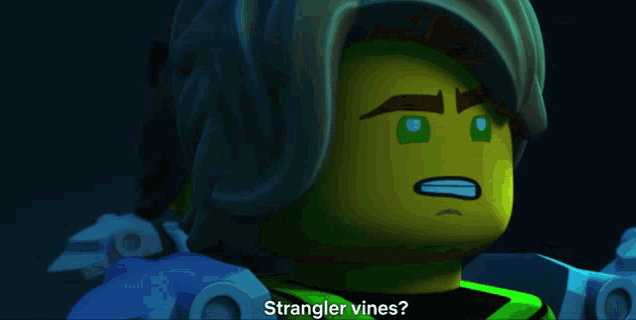 two lego characters are standing next to each other and one of them says " lloyd you should check it out "