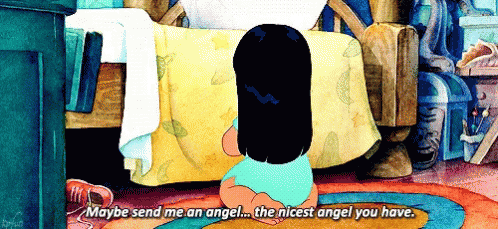 Lilo And Stitch Angel GIF - Lilo And Stitch Angel Praying GIFs