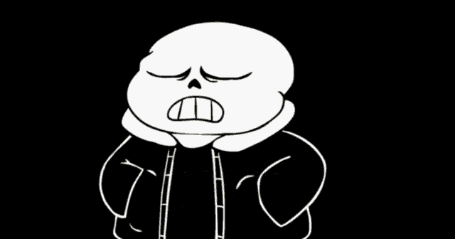 a black and white drawing of a cartoon character holding a flag .