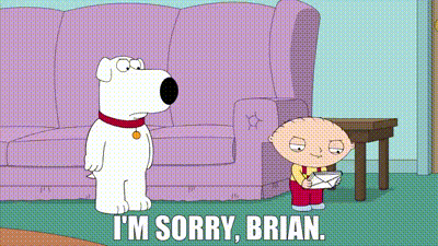 Sorry Brian Stewie GIF - Sorry Brian Brian Stewie GIFs