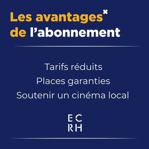 a blue poster with the words les avantages de l' abonnement on it