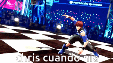 chris cuando mia is written on the bottom of a video game