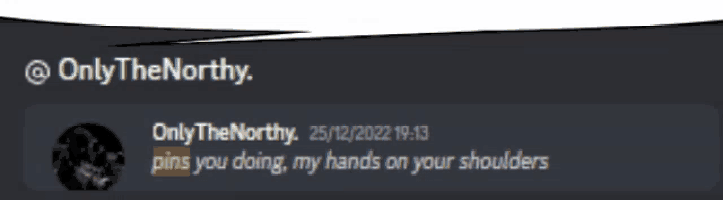 a screenshot of a discord conversation between only the northy and onlythenorthy