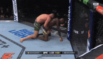 a ufc fight between du plessis and adesanya is on espn
