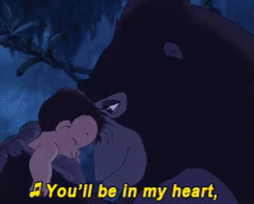 Tarzan Youll Be In My Heart GIF - Tarzan Youll Be In My Heart Monkey GIFs