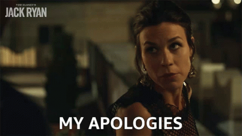 My Apologies Zoya Ivanovna GIF - My Apologies Zoya Ivanovna Tom Clancys Jack Ryan GIFs